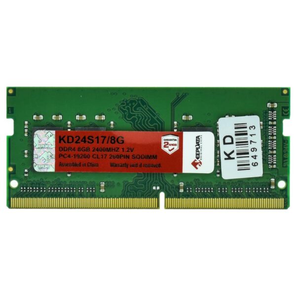 Memoria RAM para Notebook Keepdata DDR4 8GB 2400MHz - KD24S17/8G