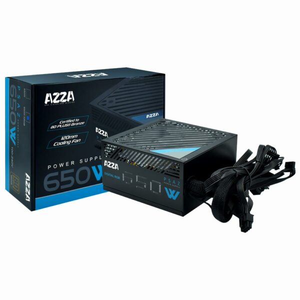 Fonte de Alimentacao AZZA PSAZ 650W ATX / Nao Modular / 80 Plus Bronze / RGB