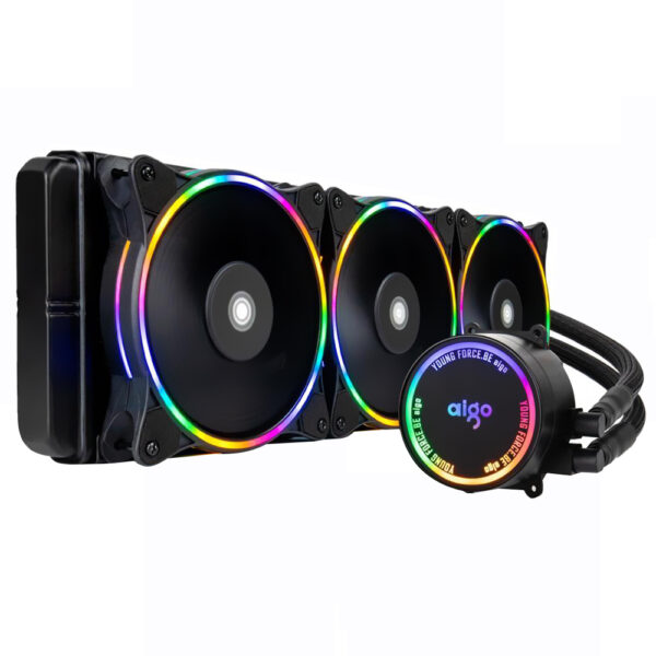 Water Cooler para Processador Aigo AC360 360MM RGB - Preto