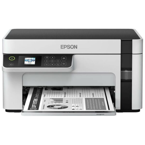 Impressora Multifuncional Epson M2120 EcoTank Wifi / Bivolt - Branco / Preto