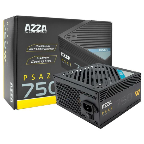 Fonte de Alimentacao AZZA PSAZ 750W ATX / Nao Modular / 80 Plus Bronze