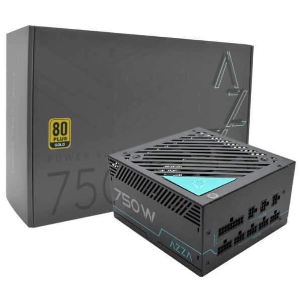 Fonte de Alimentacao AZZA PSAZ-750G 750W ATX / Modular / 80 Plus Gold