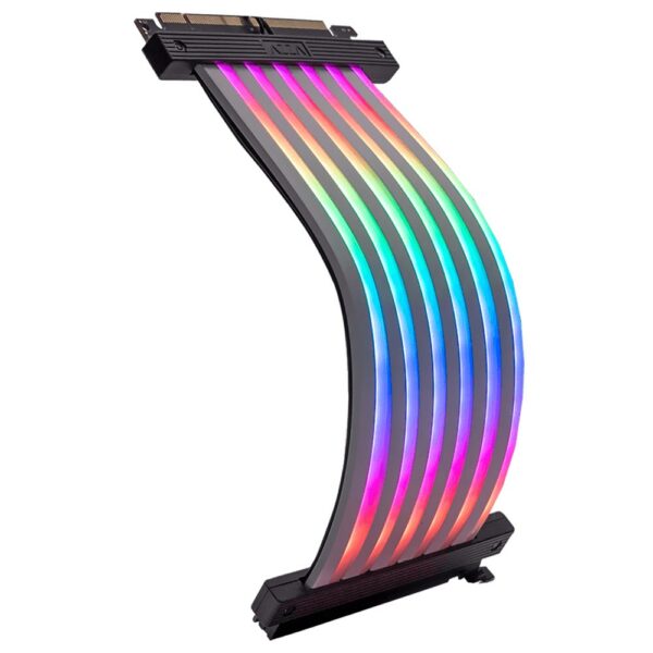 Cabo Riser GPU AZZA ACAZ-20RL RGB PCIe 3.0 x 16 180