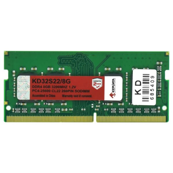 Memoria RAM para Notebook Keepdata DDR4 8GB 3200MHz - KD32S22/8G