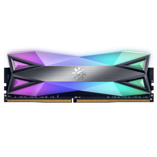 Memoria RAM ADATA XPG Spectrix D60G DDR4 8GB 3200MHz RGB - Cinza (AX4U32008G16A-ST60)