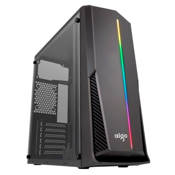 Gabinete Gamer Aigo Rainbow 6 - Preto