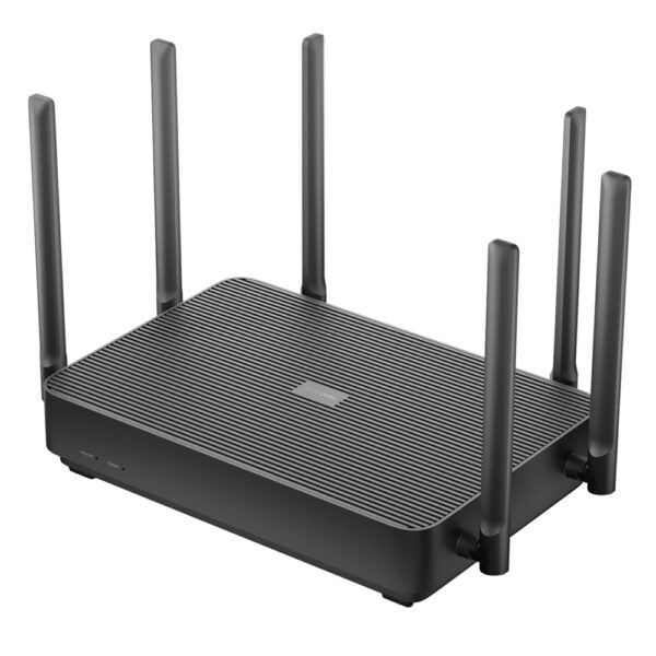 Roteador Xiaomi RB01 DVB4314GL AX3200 Wi-Fi 6 / 6 Antenas / 2.4GHz / 5GHz / 10/100/1000Mbps - Preto