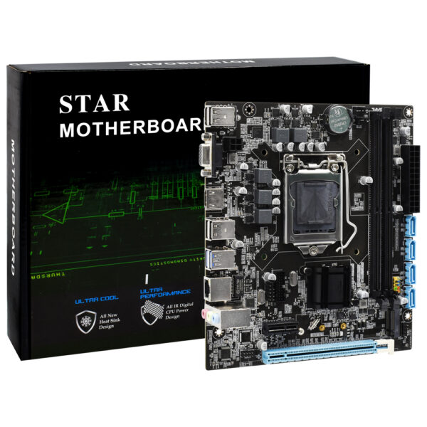 Placa Mae STAR TG-H110G329 Socket LGA 1151 / VGA / DDR4