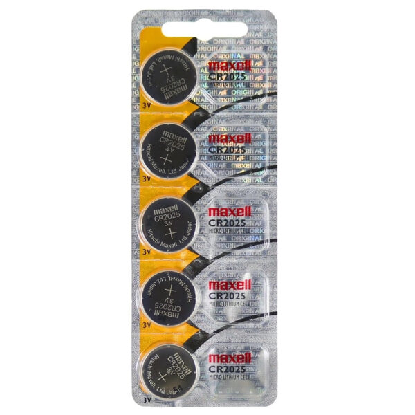 Bateria Maxell CR-2025 - 5 Pecas
