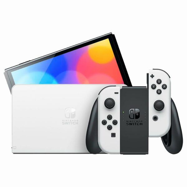 Console Nintendo Switch OLED 64GB - Preto / Branco (HEG-S-KAAAA) (Japones)