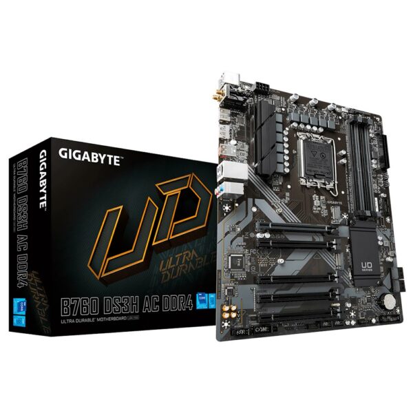 Placa Mae Gigabyte B760 DS3H AC DDR4 Socket LGA 1700 / DDR4