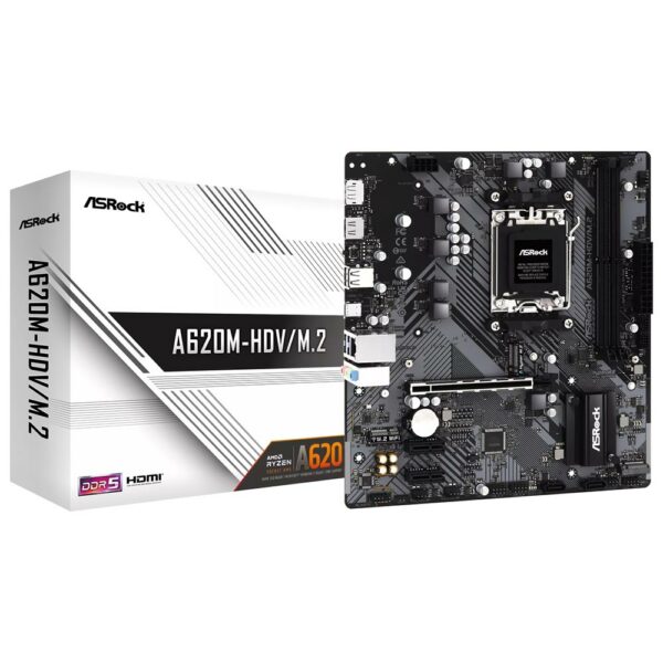 Placa Mae ASRock A620M-HDV/M.2 Socket AM5 / DDR5