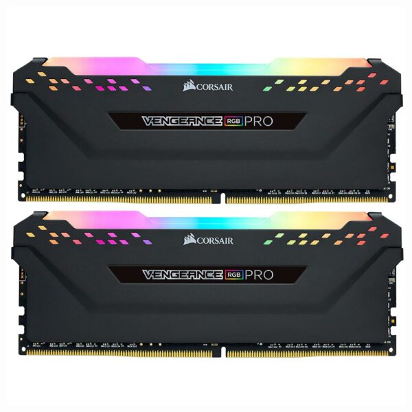 Memoria RAM Corsair Vengeance RGB Pro DDR4 32GB (2x16GB) 3200MHz - Preto (CMW32GX4M2E3200C16)