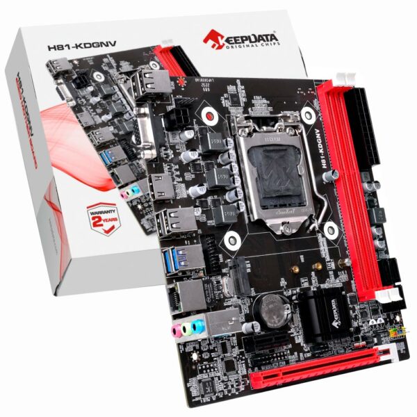 Placa Mae Keepdata H81-KDGNV Socket LGA 1150 / VGA / DDR3