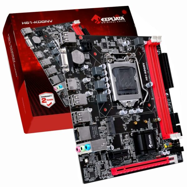 Placa Mae Keepdata H61-KDGNV Socket LGA 1155 / VGA / DDR3