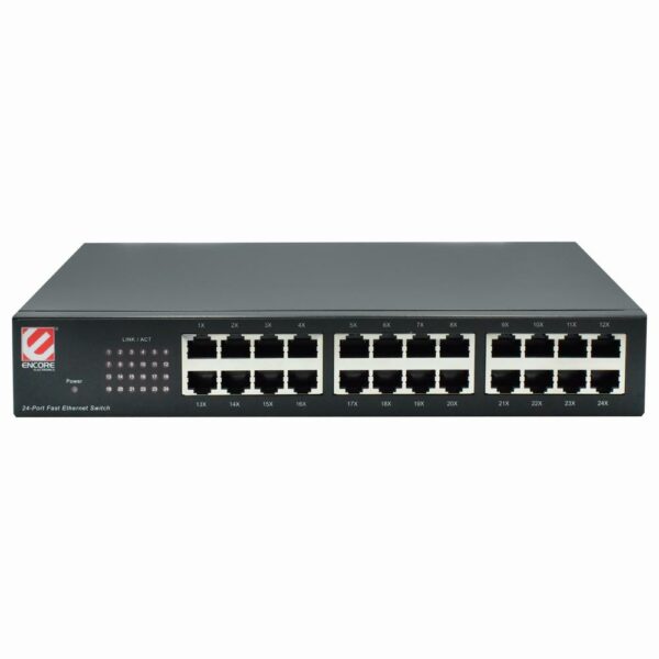 Hub Switch Encore ENH924-CX 24 Portas - 10/100Mbps