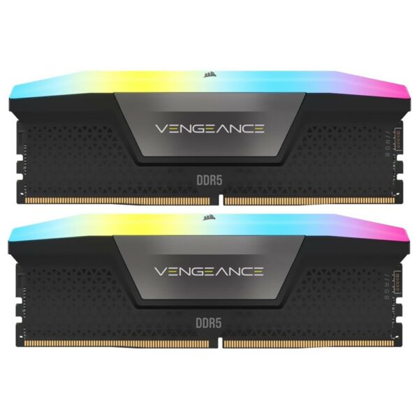 Memoria RAM Corsair Vengeance RGB DDR5 32GB (2x16GB) 6000MHz - Preto (CMH32GX5M2B6000Z30K)