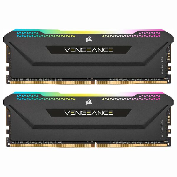 Memoria RAM Corsair Vengeance RGB Pro SL DDR4 32GB (2x16GB) 3600MHz - Preto (CMH32GX4M2D3600C18)