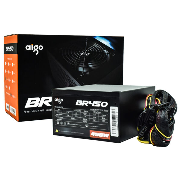 Fonte de Alimentacao Aigo BR450 Real 450W ATX / Nao Modular