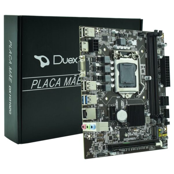 Placa Mae Duex DX H310ZG Socket LGA 1151 / VGA / DDR4