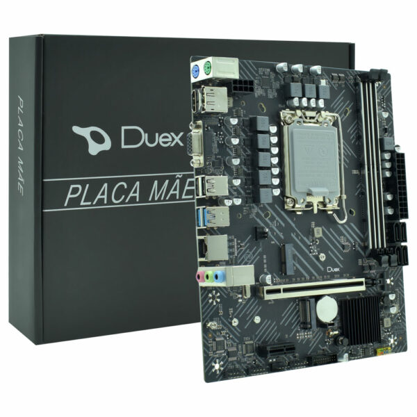 Placa Mae Duex DX H610ZG M2 Socket LGA 1700 / VGA / DDR4