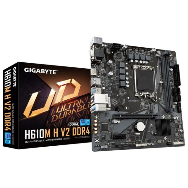 Placa Mae Gigabyte H610M H V2 DDR4 Socket LGA 1700 / VGA / DDR4