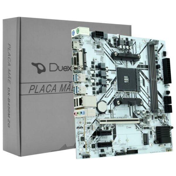 Placa Mae Duex DX-B450M ZG Socket AM4 / VGA / DDR4