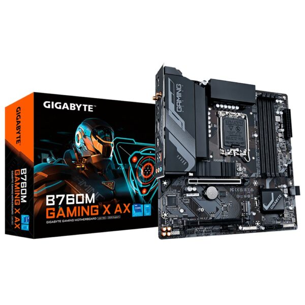 Placa Mae Gigabyte B760M Gaming X AX Socket LGA 1700 / DDR5
