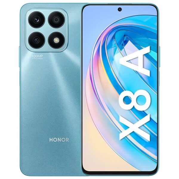 Celular Honor X8A CRT-LX3 8GB de RAM / 128GB / Tela 6.7" / Dual Sim LTE - Cyan Lake