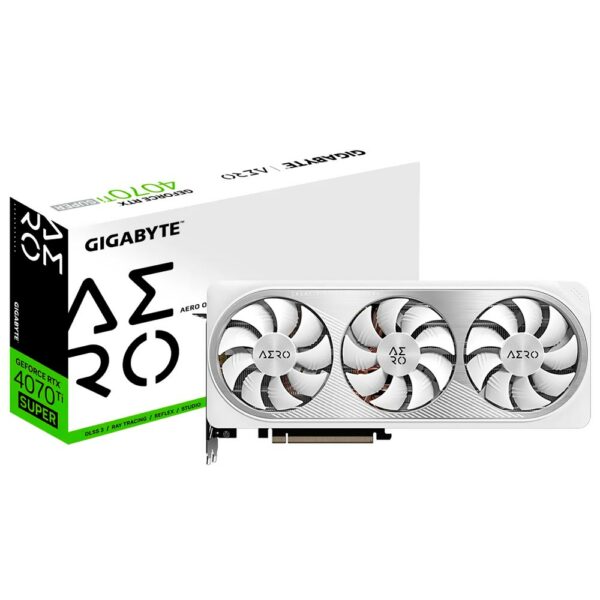 Placa de Video Gigabyte Aero OC 12GB GeForce RTX4070 SUPER GDDR6X - GV-N407SAERO OC-12GD