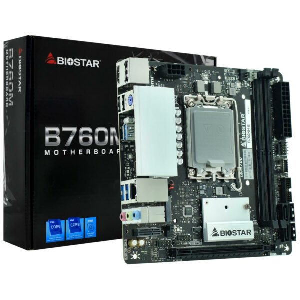 Placa Mae Biostar B760NH-E Socket LGA 1700 / DDR5