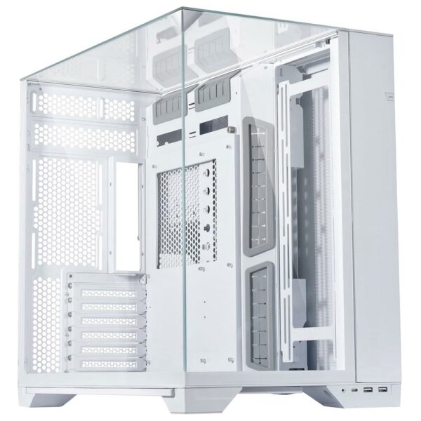 Gabinete Gamer Lian Li Vision 011 011VW Mid Tower - Branco
