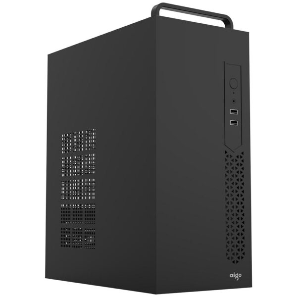 Gabinete Aigo Q16 Mini ATX / 1 Cooler - Preto