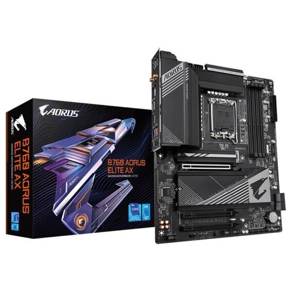 Placa Mae Gigabyte B760 AORUS Elite AX Socket LGA 1700 / DDR5