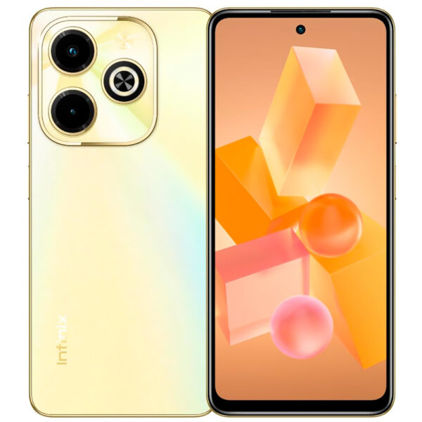 Celular Infinix Hot 40i X6528B NFC 8GB de RAM / 256GB / Tela 6.56" / Dual Sim LTE - Horizon Dourado