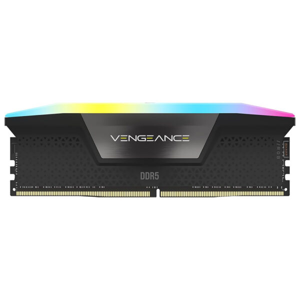 Memoria RAM Corsair Vengeance RGB DDR5 16GB 5600MHz - Preto (CMH16GX5M1B5600C40)