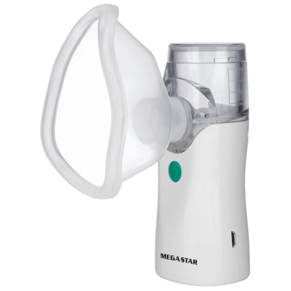 Nebulizador Portatil Mega Star MY126 Recarregavel - Branco