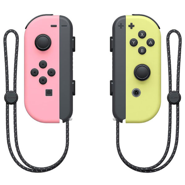 Controle Nintendo Switch Joy-Con Wireless - Rosa / Amarelo (HAC-A-JAVAF)