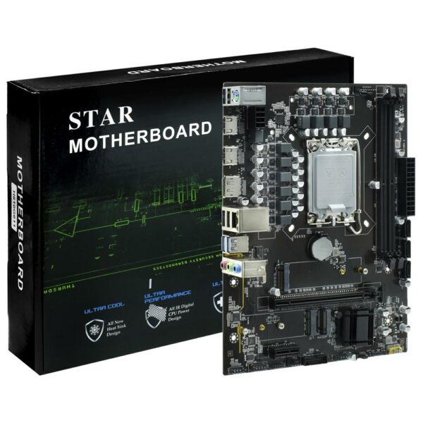 Placa Mae STAR H610 Socket LGA 1700 / DDR4