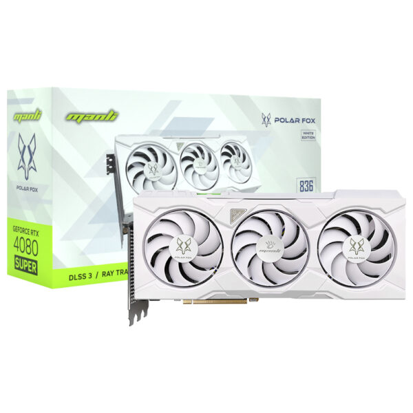 Placa de Video Manli Polar Fox 16GB GeForce RTX4080 SUPER GDDR6X - M-NRTX4080S/6RMHPPP-M3600