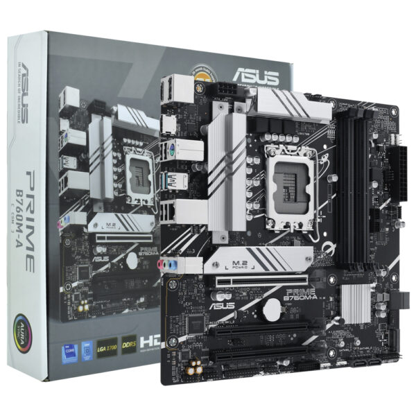 Placa Mae ASUS Prime B760M-A-CSM Socket LGA 1700 / DDR5