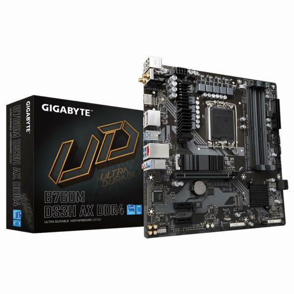 Placa Mae Gigabyte B760M DS3H AX DDR4 Socket LGA 1700 / DDR4