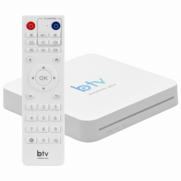 Receptor Iptv BTV Box A13+ 2GB de RAM 16GB / 4K - Branco