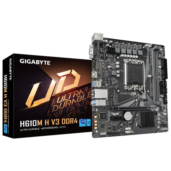 Placa Mae Gigabyte H610M H V3 DDR4 Socket LGA 1700 / DDR4