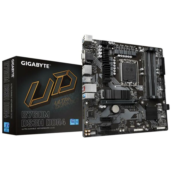 Placa Mae Gigabyte B760M DS3H DDR4 Socket LGA 1700 / VGA / DDR4