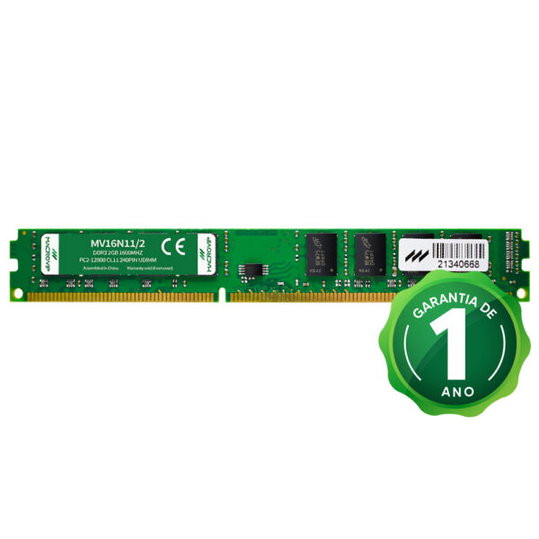 Memoria RAM Macrovip DDR3 2GB 1600MHz - MV16N11/2