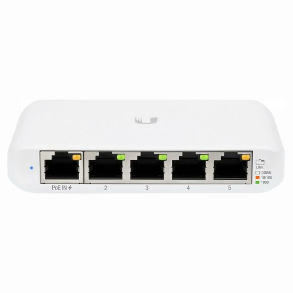 HUB SWITCH  5P. UBNT USW-FLEX-MINI BR UNIFI GIGABIT RJ45 POE 2.5W