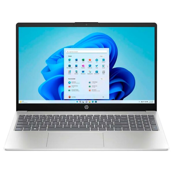 Notebook HP 15-FD0081WN Intel N200 Tela HD 15.6" / 4GB de RAM / 128GB eMMC - Prata (Ingles)