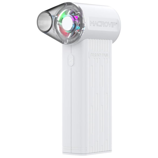 Soprador Turbo Macrovip Violent XU7 Wireless / 130000 RPM - Branco