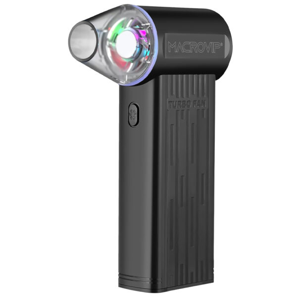Soprador Turbo Macrovip Violent XU7 Wireless / 130000 RPM - Preto